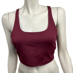 All in Motion Medium burgunderrot kurz geschnittenes sportliches Damen-Tanktop - Bild 1 von 5