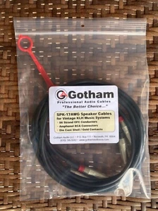 Premium Speaker Cable-KLH Model Eleven 11 Twenty 20 Twenty Four 24 - 10 Ft. Pair - Picture 1 of 2