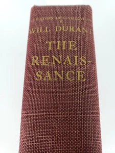 Vintage Book , Will Durant , The Renaissance , Seventh Printing 1953 - Foto 1 di 10