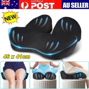 Upgraded Seat Cushion for Tailbone Pain Sciatica Pain Memory Foam Seat Cushion - Picture 1 of 19