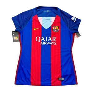 FC Barcelone Maillot Femme Taille L Nike Neuf 2006-07 Home Shirt Qatar Femmes - Photo 1/4