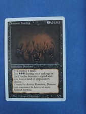 MTG REVISED MINT Magic the Gathering DEMONIC HORDES NEVER PLAYED vintage gem NP