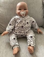Paradise Galleries Realistic Big Boy Doll-22" Chubby baby w/ pacifier