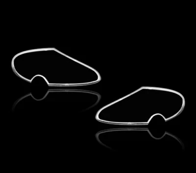 Chrome Headlights Trim Bezel Cover Surround Rim For Jaguar XK8 XKR 96-06 - image 1 of 3