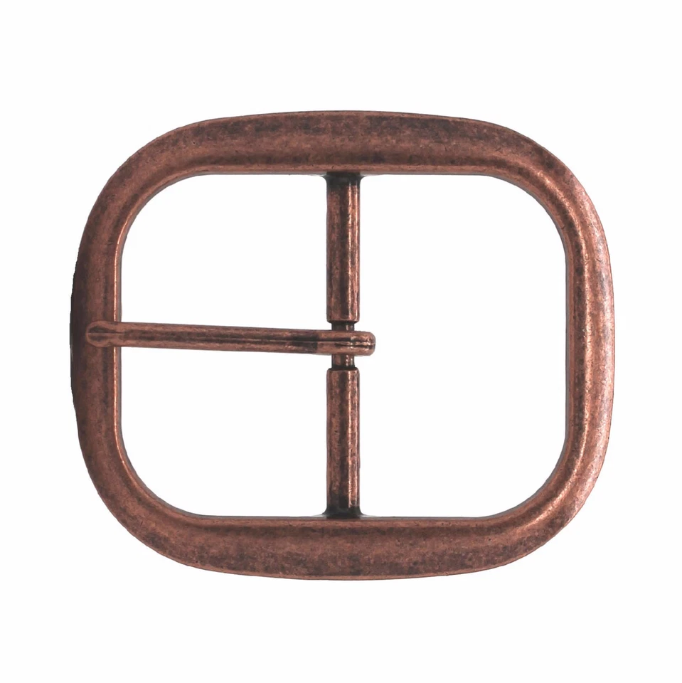  Antique Copper Center Bar Belt Buckle 1-1/4" 1565-10 - Image 1 of 1