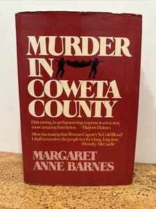 Murder in Coweta County by Margaret Anne Barnes 1st edition - Picture 1 of 15