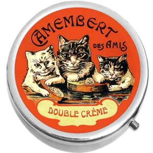 Scatola portapillole vitamine medicina gatti burro vintage - Foto 1 di 4