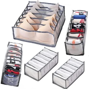 Bra Underwear Tote Bag Portable Socks Underpants Organizer Foldable Storage Box - Picture 1 of 17