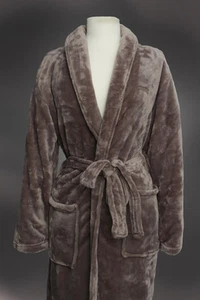 *NEW* PLUSH MEN'S Spa Bath Robe SOFT 2 Large pockets & waist tie SMALL/MEDIUM - Picture 1 of 11