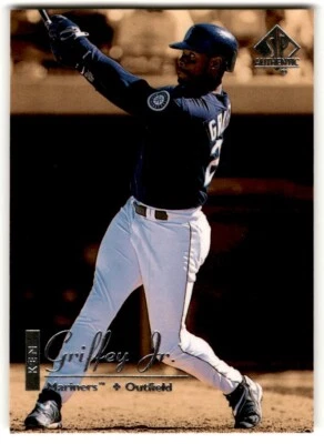 1999 SP Authentic Ken Griffey Jr. #76 Seattle Mariners - Image 1 of 2