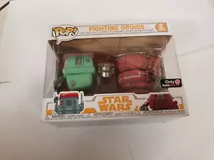 Funko POP! Star Wars Solo Fighting Droids 2-Pack Vinyl Figure GameStop Exclusive - Picture 1 of 1