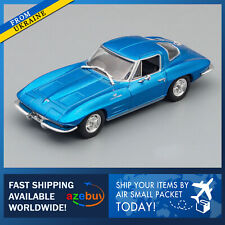 Chevrolet Corvette Sting Ray C2 Blue Coupe 1963 Year 1/43 Scale Diecast Model