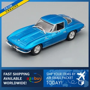 Chevrolet Corvette Sting Ray C2 Blue Coupe 1963 Year 1/43 Scale Diecast Model - Picture 1 of 12
