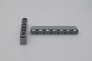 Lego Technic 10x Liftarm 1x7 liftarm thick 32524 hellgrau light bluish gray - Bild 1 von 1