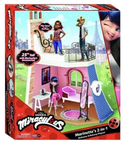 Miraculous Ladybug 2021 dormitorio y balcón 2 en 1 juego - Imagen 1 de 3