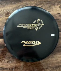 NEW RARE OOP DISC GOLF INNOVA STAR MAKO MIDRANGE SUPER STRAIGHT 167g BLACK - Picture 1 of 2