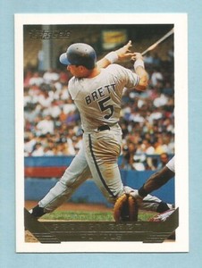 1993 Topps Baseball GOLD George Brett #397 Kansas City Royals PACK FRESH!