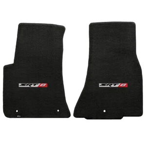 Lloyd - Velourtex Ebony Front Mats For 2011-2018 Dodge Challenger w/ SRT8 Logo - Picture 1 of 1