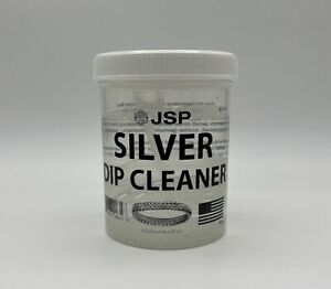 JSP SILVER DIP CLEANER 8 oz jars with basket 24 jars (us155x24)