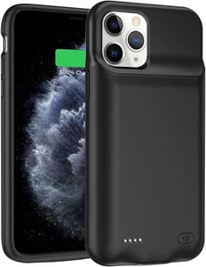 Battery Case for iPhone 11 Pro Max  10000mAh High Capacity Rechargeable Portable - Picture 1 of 7