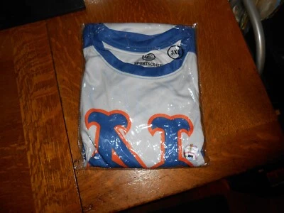 NEW YORK METS LIMITED EDITION T-SHIRT [SILK-LIKE MATERIAL] 3XL B/NEW SEALED FR S - Image 1 of 4