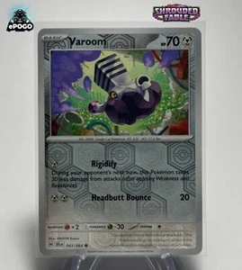 Varoom 043/064 Holograma Inverso Pokemon Juego de Cartas Coleccionables: Tarjeta Fábula Cubierta COMO NUEVA ENVIADA HOY - Imagen 1 de 2