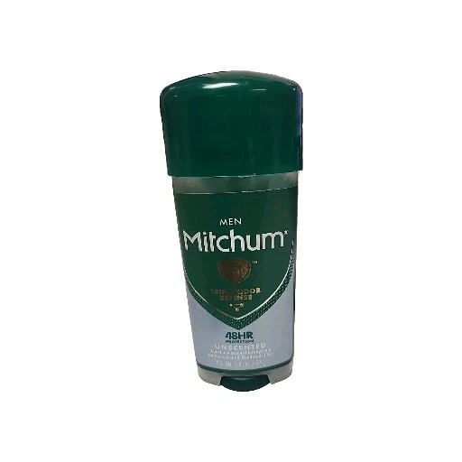 Desodorante antitranspirante Mitchum para hombres triple defensa contra olores 48 horas sin perfume Foto 1 de 1