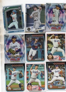 Lote de radiocontrol 9-la Dodgers Busch Frelick George May Deluca Vargas Hurt Miller Sheehan - Imagen 1 de 1