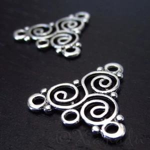 Celtic Triskelion 19mm Chandelier Connector Charms C5566 - 10, 20 Or 50PCs - Picture 1 of 6