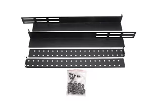 1U Adjustable Network Server Shelf Rails 16.14" Deep, 6 lb Capacity Rack Mounts - Picture 1 of 9