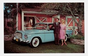 Besetzung von Mr. Ed Fernsehshow Pose mit 1962 Studebaker Lark Skytop - Bild 1 von 2
