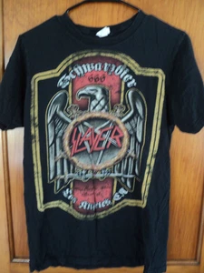 Slayer Band T Shirt - Größe M - gut getragen - beschädigt - Bild 1 von 6
