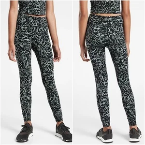 NWT Athleta Girl High Rise Powervita Chit Chat Tight Leggings UPF 40 Size L / 12 - Picture 1 of 24