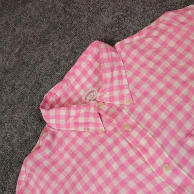 Brooks Brothers Linen Madison Button Down Shirt Men's 2XL Baird McNutt Irish - Image 1 of 4