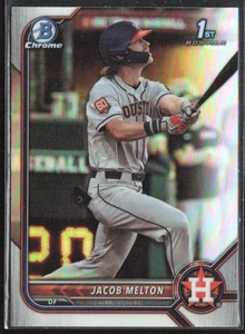 2022 Bowman Draft #BDC-135 Jacob Melton Chrome Refractor - Picture 1 of 2