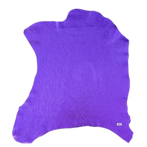 Lammnappa Purple Metallic-Cracked ganze Lederhaut versch. Größen Bastelleder - Bild 1 von 8