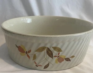 Hall's Superior Autumn Leaf Juwel Tee 8" geripptes Soufflé/runde Auflaufform - Bild 1 von 8