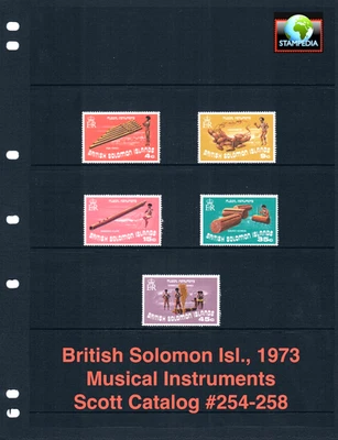 $1,75 Scott Value - 1973 SOLOMON ISL Instrumentos musicales CV MNH NH UMM Foto 1 de 4