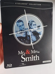 Mr & Mrs Smith Bluray Steelbook- Region B- German Import - Picture 1 of 3