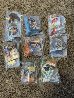 Burger King Justice League Adventures Tous Set 2003 (8) Superman Batman Flash Foto 1 de 4