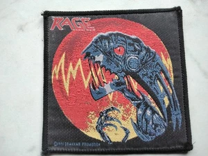 RAGE PATCH Original 1991 Vintage Aufnäher 9,5x9,5cm Blind Guardian Power Metal  - Bild 1 von 3