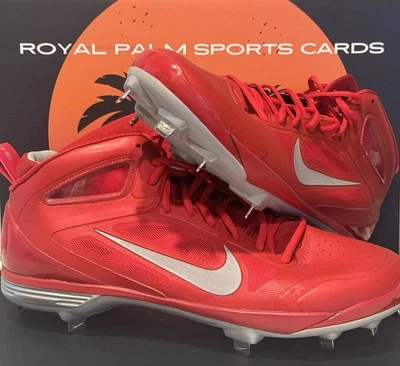 Botines Matt Holliday Game Usados 2011 Nike Huarache Carbon Elite Talla 14 Cardinals Foto 1 de 4