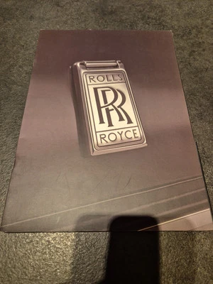 DEPLIANT BROCHURE ROLLS ROYCE SILVER SPUR SILVER SPIRIT ITALIANO - Immagine 1 di 4