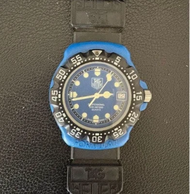 Мужские часы TAG HEUER Formula 1 Pro 381.513/1 синий циферблат из Японии - Изображение 1 из 4