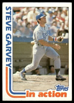 1982 Topps #180 Steve Garvey Los Angeles Dodgers - Image 1 of 2