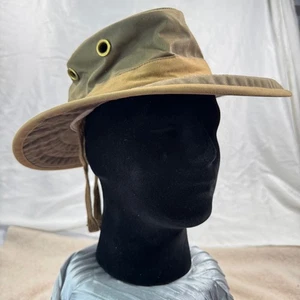Tilley “Outback” TWC7 Waxed Cotton Hat 7¼ 58cm Made in Canada Khaki/Olive - Picture 1 of 8