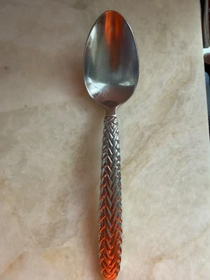 Ralph Lauren EQUESTRIAN BRAID 1991 cuchara sopera cubiertos de acero inoxidable Corea Foto 1 de 4