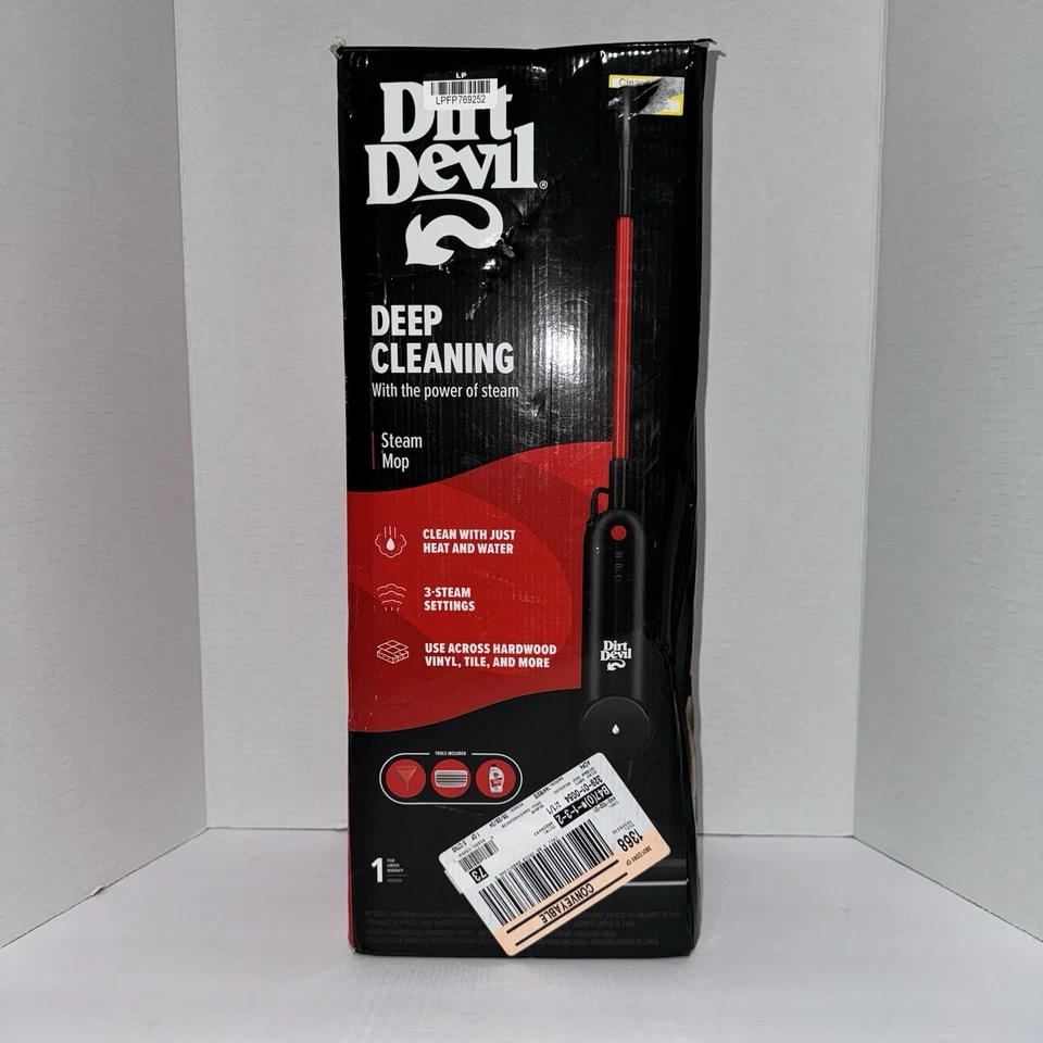 NIOB Dirt Devil Steam Mop Hard Floor Cleaner  WD20000 - Image 1 of 4