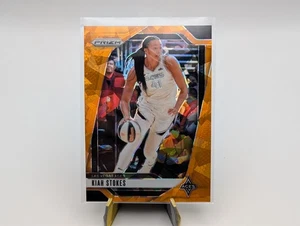 2024 Panini Prizm WNBA KIAH STOKES #122 Orange Ice Prizm Las Vegas Aces - Picture 1 of 2