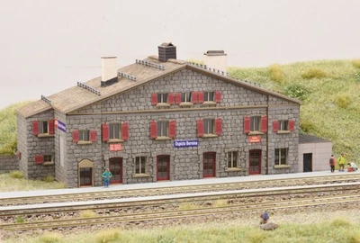 Te-Miniature 1575 Kit Station "Ospizio Bernina" Rhaetian Railway RhB (N Gauge) - Image 1 of 4